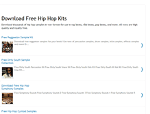 Tablet Screenshot of freehiphopkits.blogspot.com