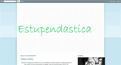 Desktop Screenshot of estupendastica.blogspot.com