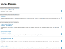 Tablet Screenshot of codigopizarron.blogspot.com