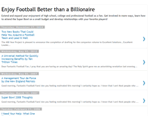 Tablet Screenshot of enjoyfootballbetterthanabillionaire.blogspot.com