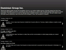 Tablet Screenshot of dominiongroupinc.blogspot.com