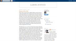 Desktop Screenshot of laborjustice.blogspot.com