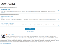 Tablet Screenshot of laborjustice.blogspot.com