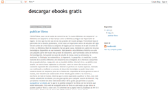 Desktop Screenshot of descargarebooksgratis.blogspot.com