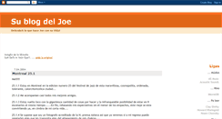 Desktop Screenshot of eljoe.blogspot.com