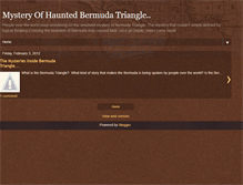 Tablet Screenshot of mysteryofbermudatriangle.blogspot.com