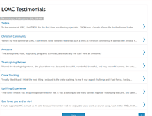 Tablet Screenshot of lomctestimonials.blogspot.com