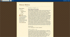 Desktop Screenshot of historymakersministry.blogspot.com