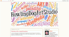 Desktop Screenshot of howlingdogartstudio.blogspot.com