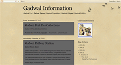 Desktop Screenshot of gadwal-info.blogspot.com