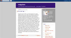 Desktop Screenshot of indigosatin.blogspot.com