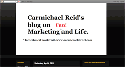 Desktop Screenshot of carmichaelreid.blogspot.com