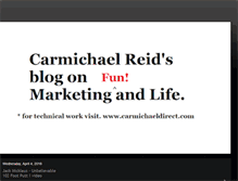 Tablet Screenshot of carmichaelreid.blogspot.com