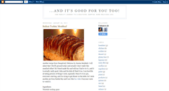 Desktop Screenshot of anditsgoodforyoutoo.blogspot.com