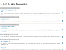 Tablet Screenshot of isfdvillaparanacito.blogspot.com