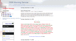 Desktop Screenshot of 2006morningservice.blogspot.com