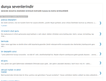 Tablet Screenshot of dunyasevenlerindir.blogspot.com