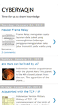 Mobile Screenshot of cyberyaqin.blogspot.com