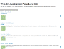 Tablet Screenshot of jakobsweg-pb-k.blogspot.com