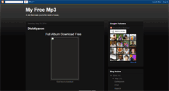 Desktop Screenshot of myfreemp3songs.blogspot.com
