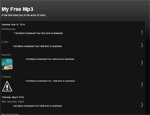 Tablet Screenshot of myfreemp3songs.blogspot.com