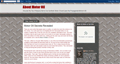 Desktop Screenshot of aboutmotoroil.blogspot.com