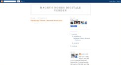 Desktop Screenshot of magnusnohr.blogspot.com