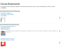 Tablet Screenshot of cucuta-empresarial.blogspot.com