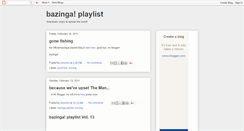 Desktop Screenshot of bazinga-playlist.blogspot.com