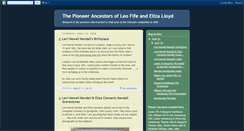 Desktop Screenshot of leoandelizafifepioneers.blogspot.com