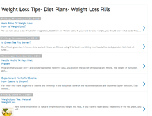 Tablet Screenshot of calorie-weightloss.blogspot.com
