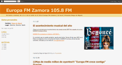 Desktop Screenshot of europafmzamora.blogspot.com