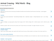 Tablet Screenshot of animalcrossing-wildworld-blog.blogspot.com