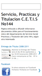 Mobile Screenshot of cetis144.blogspot.com