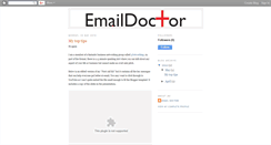 Desktop Screenshot of emaildoctor.blogspot.com