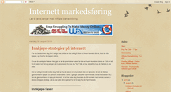 Desktop Screenshot of internett-markedsfoering.blogspot.com