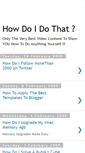 Mobile Screenshot of how-do-i-do-that.blogspot.com