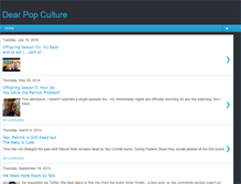 Tablet Screenshot of dearpopculturefloss.blogspot.com