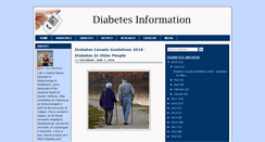 Desktop Screenshot of drsuediabetesinfo.blogspot.com