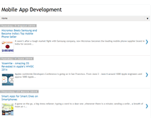 Tablet Screenshot of mobileappdevelopmentsoftware.blogspot.com