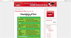 Desktop Screenshot of homeenglishblog.blogspot.com