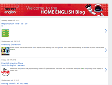 Tablet Screenshot of homeenglishblog.blogspot.com