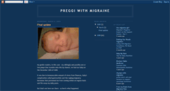 Desktop Screenshot of preggiwithmigraine.blogspot.com