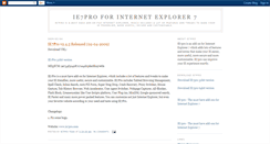 Desktop Screenshot of ie7pro.blogspot.com