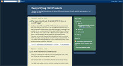 Desktop Screenshot of demystifying-hgh-products.blogspot.com