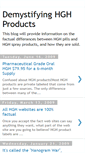 Mobile Screenshot of demystifying-hgh-products.blogspot.com