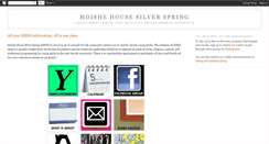 Desktop Screenshot of moishehousesilverspringmaryland.blogspot.com