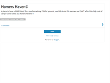 Tablet Screenshot of homershaven2009.blogspot.com