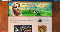 Desktop Screenshot of myjourneywithmary.blogspot.com