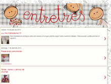 Tablet Screenshot of entretres2011.blogspot.com